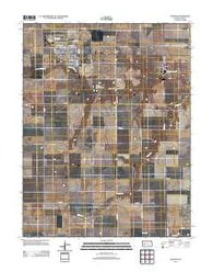 Dighton Kansas Historical topographic map, 1:24000 scale, 7.5 X 7.5 Minute, Year 2012