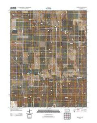Dighton SE Kansas Historical topographic map, 1:24000 scale, 7.5 X 7.5 Minute, Year 2012