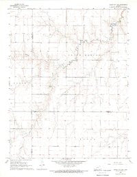 Dodge City NW Kansas Historical topographic map, 1:24000 scale, 7.5 X 7.5 Minute, Year 1968