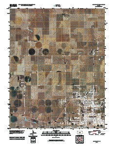 Dodge City Kansas Historical topographic map, 1:24000 scale, 7.5 X 7.5 Minute, Year 2010