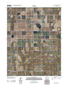 Dodge City NE Kansas Historical topographic map, 1:24000 scale, 7.5 X 7.5 Minute, Year 2012