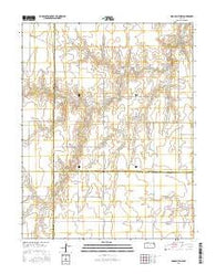 Dodge City NW Kansas Current topographic map, 1:24000 scale, 7.5 X 7.5 Minute, Year 2016