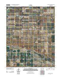 Dodge City SW Kansas Historical topographic map, 1:24000 scale, 7.5 X 7.5 Minute, Year 2012