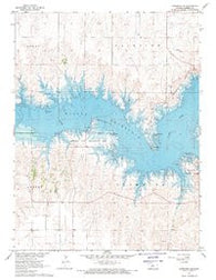 Dorrance NE Kansas Historical topographic map, 1:24000 scale, 7.5 X 7.5 Minute, Year 1967