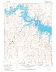 Dorrance NW Kansas Historical topographic map, 1:24000 scale, 7.5 X 7.5 Minute, Year 1967
