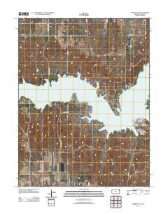 Dorrance NE Kansas Historical topographic map, 1:24000 scale, 7.5 X 7.5 Minute, Year 2012