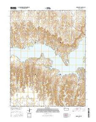 Dorrance NE Kansas Current topographic map, 1:24000 scale, 7.5 X 7.5 Minute, Year 2015