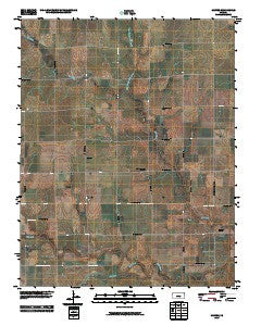 Doster Kansas Historical topographic map, 1:24000 scale, 7.5 X 7.5 Minute, Year 2010
