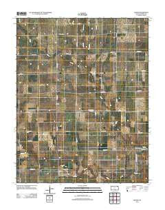 Doster Kansas Historical topographic map, 1:24000 scale, 7.5 X 7.5 Minute, Year 2012
