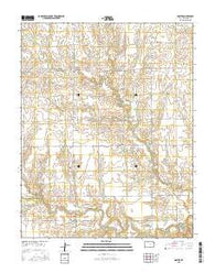 Doster Kansas Current topographic map, 1:24000 scale, 7.5 X 7.5 Minute, Year 2015