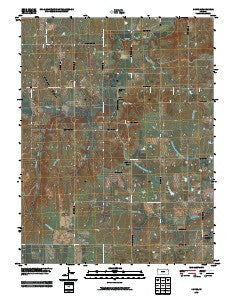 Dover Kansas Historical topographic map, 1:24000 scale, 7.5 X 7.5 Minute, Year 2009