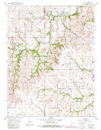 Dover Kansas Historical topographic map, 1:24000 scale, 7.5 X 7.5 Minute, Year 1952