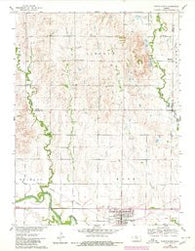 Downs North Kansas Historical topographic map, 1:24000 scale, 7.5 X 7.5 Minute, Year 1960