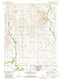 Downs North Kansas Historical topographic map, 1:24000 scale, 7.5 X 7.5 Minute, Year 1960