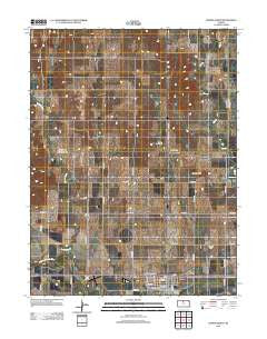 Downs North Kansas Historical topographic map, 1:24000 scale, 7.5 X 7.5 Minute, Year 2012