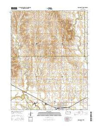 Downs North Kansas Current topographic map, 1:24000 scale, 7.5 X 7.5 Minute, Year 2015