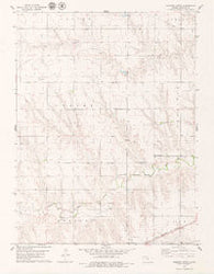 Dresden North Kansas Historical topographic map, 1:24000 scale, 7.5 X 7.5 Minute, Year 1978