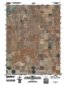 Drury Creek Kansas Historical topographic map, 1:24000 scale, 7.5 X 7.5 Minute, Year 2009
