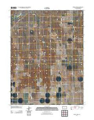 Drury Creek Kansas Historical topographic map, 1:24000 scale, 7.5 X 7.5 Minute, Year 2012