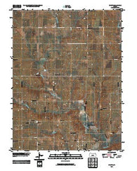 Duluth Kansas Historical topographic map, 1:24000 scale, 7.5 X 7.5 Minute, Year 2009