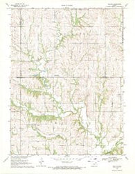 Duluth Kansas Historical topographic map, 1:24000 scale, 7.5 X 7.5 Minute, Year 1969