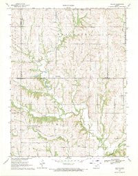 Duluth Kansas Historical topographic map, 1:24000 scale, 7.5 X 7.5 Minute, Year 1969
