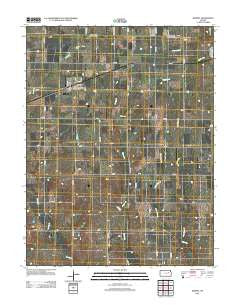 Dwight Kansas Historical topographic map, 1:24000 scale, 7.5 X 7.5 Minute, Year 2012