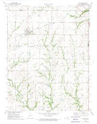 Dwight Kansas Historical topographic map, 1:24000 scale, 7.5 X 7.5 Minute, Year 1971