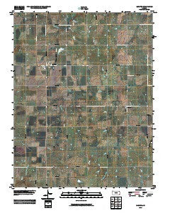 Earlton Kansas Historical topographic map, 1:24000 scale, 7.5 X 7.5 Minute, Year 2010