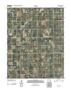 Earlton Kansas Historical topographic map, 1:24000 scale, 7.5 X 7.5 Minute, Year 2012