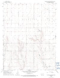 East Bridge Creek North Kansas Historical topographic map, 1:24000 scale, 7.5 X 7.5 Minute, Year 1966