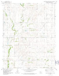 East Kiowa Creek South Kansas Historical topographic map, 1:24000 scale, 7.5 X 7.5 Minute, Year 1979