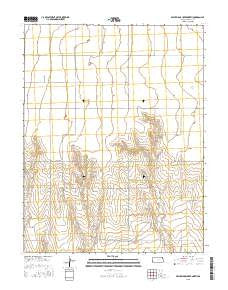 East Bridge Creek North Kansas Current topographic map, 1:24000 scale, 7.5 X 7.5 Minute, Year 2015