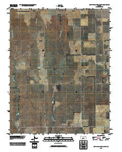 East Kiowa Creek North Kansas Historical topographic map, 1:24000 scale, 7.5 X 7.5 Minute, Year 2009