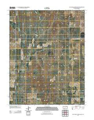 East Kiowa Creek South Kansas Historical topographic map, 1:24000 scale, 7.5 X 7.5 Minute, Year 2012