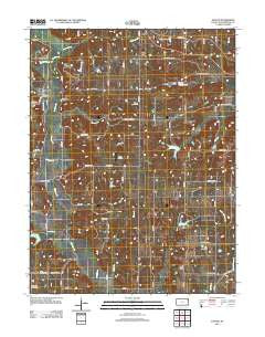 Easton Kansas Historical topographic map, 1:24000 scale, 7.5 X 7.5 Minute, Year 2012