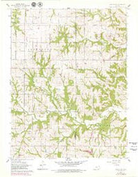Easton SW Kansas Historical topographic map, 1:24000 scale, 7.5 X 7.5 Minute, Year 1961