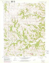 Easton SW Kansas Historical topographic map, 1:24000 scale, 7.5 X 7.5 Minute, Year 1961