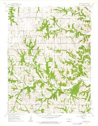 Easton SW Kansas Historical topographic map, 1:24000 scale, 7.5 X 7.5 Minute, Year 1961