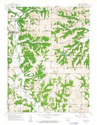 Easton Kansas Historical topographic map, 1:24000 scale, 7.5 X 7.5 Minute, Year 1961