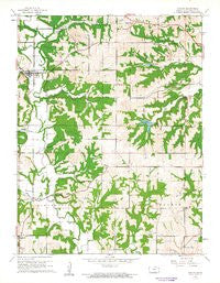 Easton Kansas Historical topographic map, 1:24000 scale, 7.5 X 7.5 Minute, Year 1961
