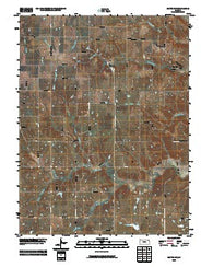 Easton SW Kansas Historical topographic map, 1:24000 scale, 7.5 X 7.5 Minute, Year 2009