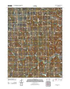 Easton SW Kansas Historical topographic map, 1:24000 scale, 7.5 X 7.5 Minute, Year 2012