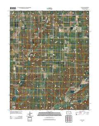 Eaton Kansas Historical topographic map, 1:24000 scale, 7.5 X 7.5 Minute, Year 2012