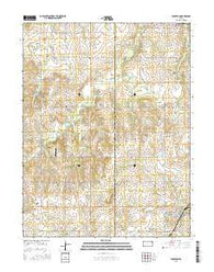 Edgerton Kansas Current topographic map, 1:24000 scale, 7.5 X 7.5 Minute, Year 2015