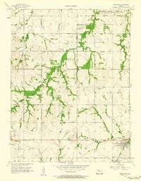 Edgerton Kansas Historical topographic map, 1:24000 scale, 7.5 X 7.5 Minute, Year 1956