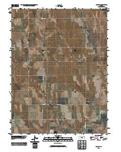 Edmond Kansas Historical topographic map, 1:24000 scale, 7.5 X 7.5 Minute, Year 2010