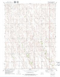 Edmond NW Kansas Historical topographic map, 1:24000 scale, 7.5 X 7.5 Minute, Year 1978