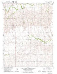 Edmond SE Kansas Historical topographic map, 1:24000 scale, 7.5 X 7.5 Minute, Year 1978
