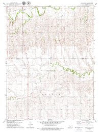Edmond SE Kansas Historical topographic map, 1:24000 scale, 7.5 X 7.5 Minute, Year 1978